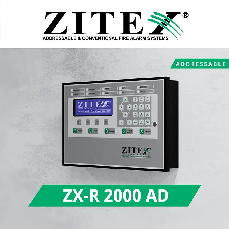پنل مرکزی سیستم اعلام حریق آدرس پذیر زیتکس