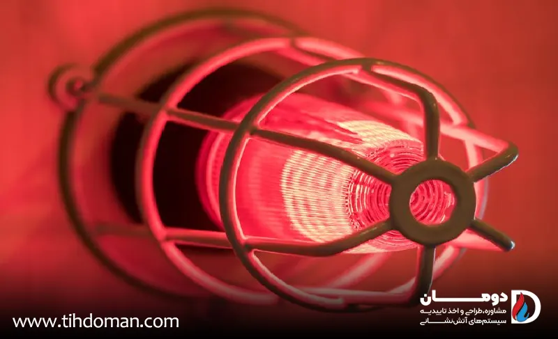 محل نصب آژیر اعلام حریق 4 محل نصب آژیر اعلام حریق